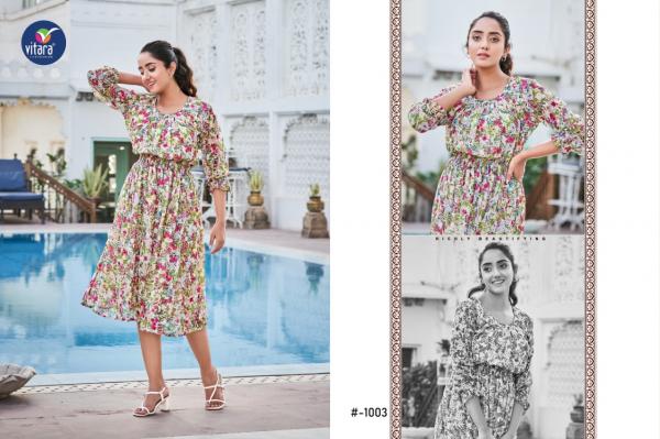 Vitara Bentley Designer Wear Georgette Kurti Collection